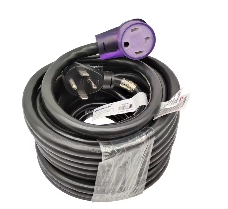 50 ft. 10/4 STW 30 Amp 4-prong Dryer Heavy-Duty NEMA 14-30 Extension Cord - 91006236641