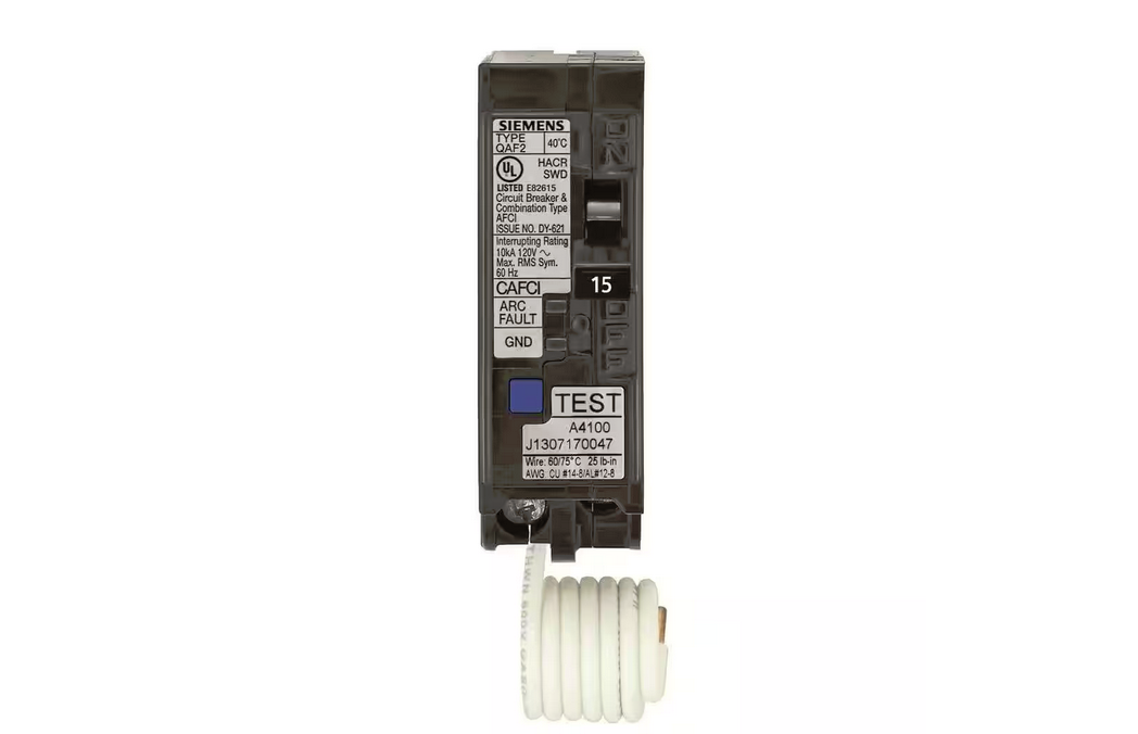 15 Amp 1 in. Single-Pole Combination AFCI Circuit Breaker RBPU - 9256176