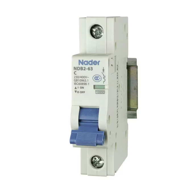 4 Amp 240Vac/60Vdc Miniature Circuit Breaker DIN Rail Mount - 91003821651