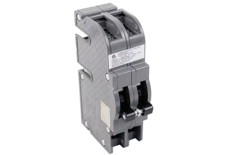 New UBIZ Thick 50 Amp 120/240 Volts 1-1/2 in. 2-Pole Zinsco Type QC50 Replacement Circuit Breaker - 91010137777