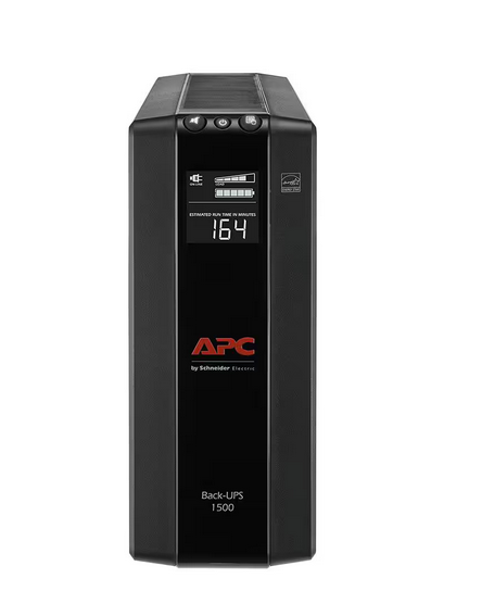Back-UPS Pro 1500VA AVR/LCD Battery Backup/Surge Protector with 5 battery backup outlets, 5 surge outlets(BX1500M) - 91003456610