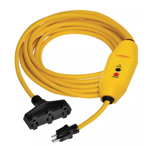 25 ft. In-Line GFCI Triple Tap Cord - 91000497764