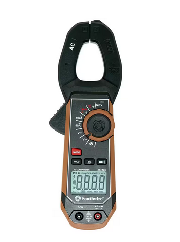 400 Amp AC Clamp Meter with Built-In NCV, Worklight and Third-Hand Test Probe Holder - 91009560255