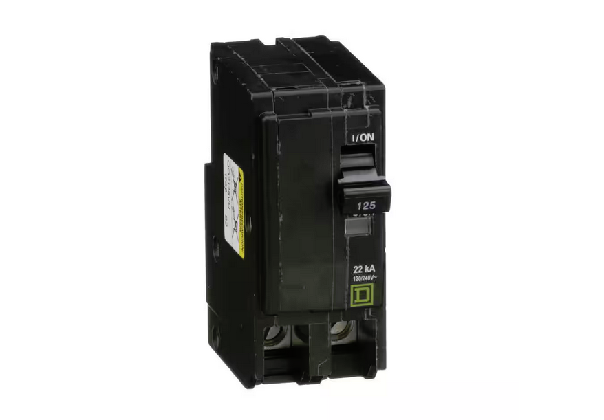 QO 125 Amp 22kA 2-Pole Plug-In Circuit Breaker