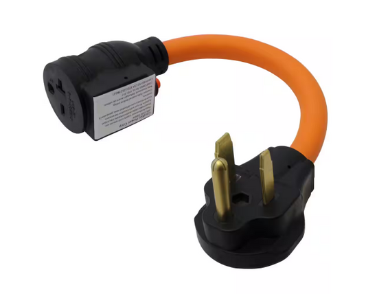 1 ft. 50 Amp 3-Prong 6-50P Welder Plug to 6-15/20 Outlet with 20 Amp Breaker - 91005179115