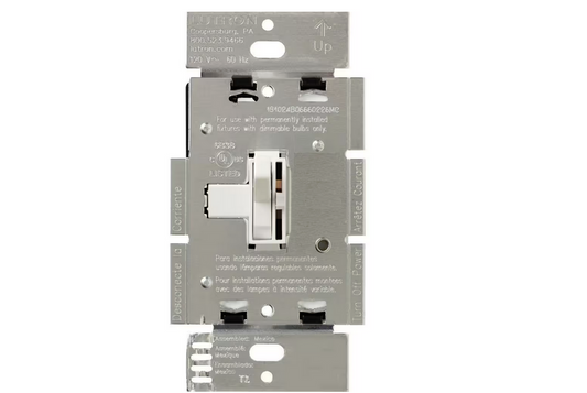 Toggler Dimmer Switch for Magnetic Low-Voltage, 600-Watt/3-Way, White (AYLV-603P-WH)