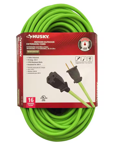 25 ft. 16/2-Gauge Green Extension Cord - 91002847445