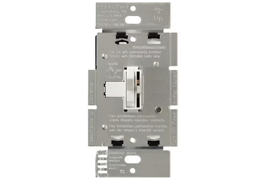 Toggler Dimmer Switch with Night Light, 1000-Watt, Single-Pole, White (AY-10PNL-WH)