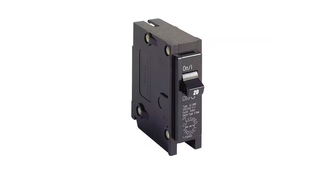 CL 20 Amp 1-Pole Circuit Breaker - 91002334424