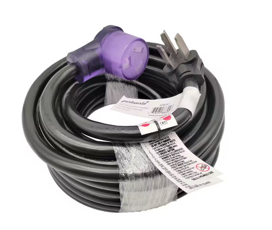 36 ft. 10/3 STW 30 Amp 3-prong Dryer Heavy-Duty NEMA 10-30 Extension Cord - 91006236689
