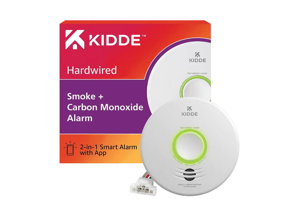 Smart Smoke and Carbon Monoxide Detector, Hardwired with Voice Alert - 91006751613