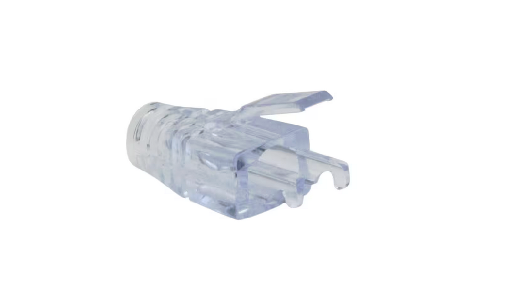 EZ-RJ45 CAT6+ Strain Relief in Clear (100 per Pack)