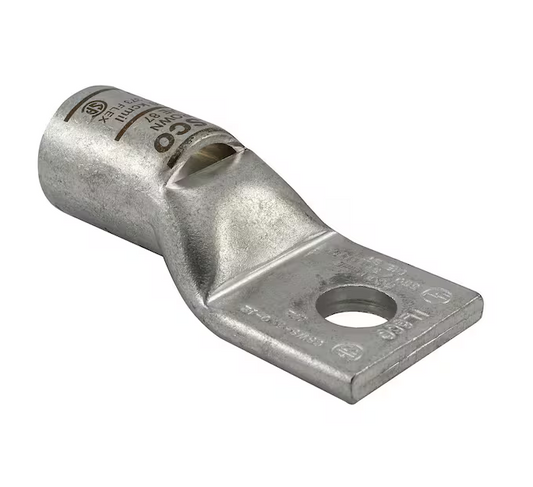 Surecrimp Copper Compression Lug Connector, Conductor Size 250, 1 Hole (2-Pack) - 91006426917