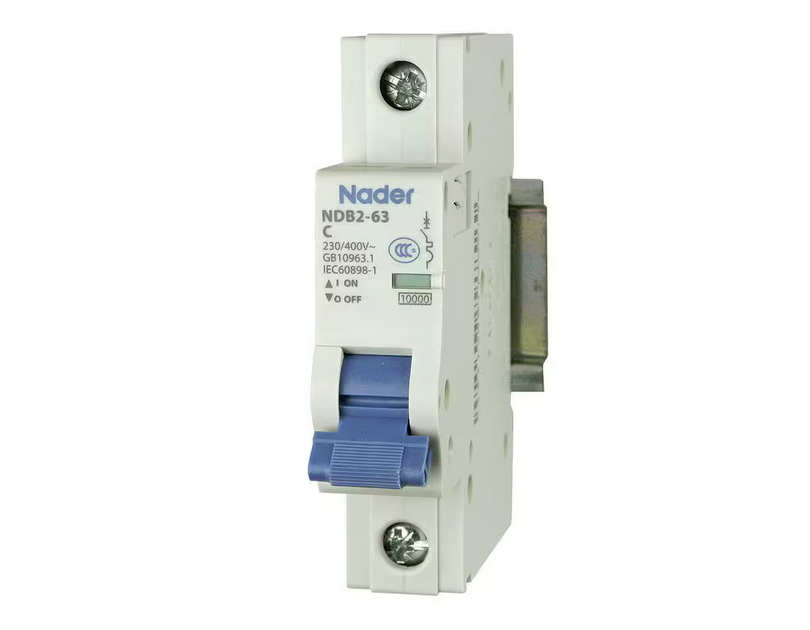 10 Amp 240Vac/60Vdc 1-Pole Miniature Circuit Breaker DIN Rail Mount - 91003821357