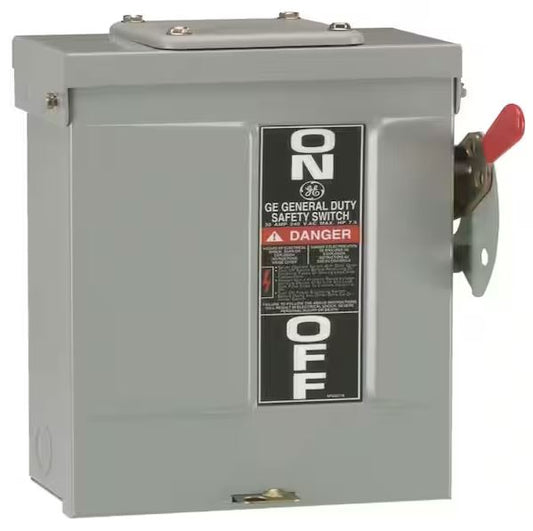 60 Amp 240-Volt Non-Fuse Outdoor General-Duty Safety Switch - 9731397