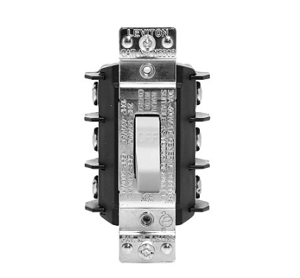 Single Toggle Switch 30 Amps Black - 978079