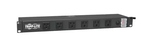 Rack-Mount 12-Outlet 120-Volt Transformer-Friendly Power Strip - 91004373010