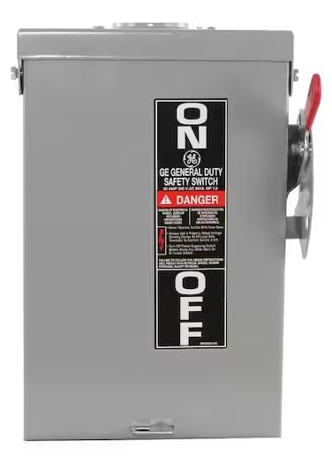 30 Amp 240-Volt Non-Fused Outdoor General-Duty Safety Switch - 91000016319