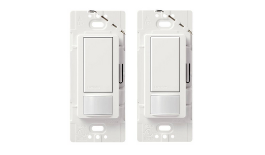 Maestro Motion Sensor Switch, 2 Amp/Single-Pole, White (MS-O2S-2PK-WH) (2-Pack)