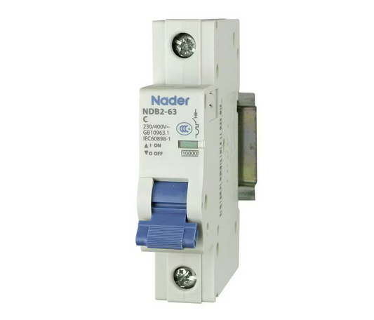 1 Amp 1-Pole 240Vac/60Vdc Miniature Circuit Breaker DIN Rail Mount - 91003821360