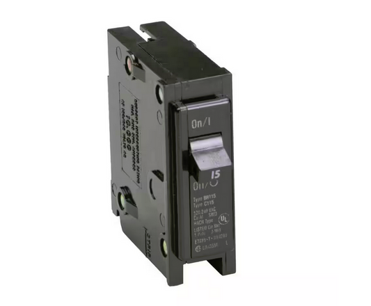 BR 15 Amp 120/240 Volts Single-Pole Circuit Breaker - 9531738