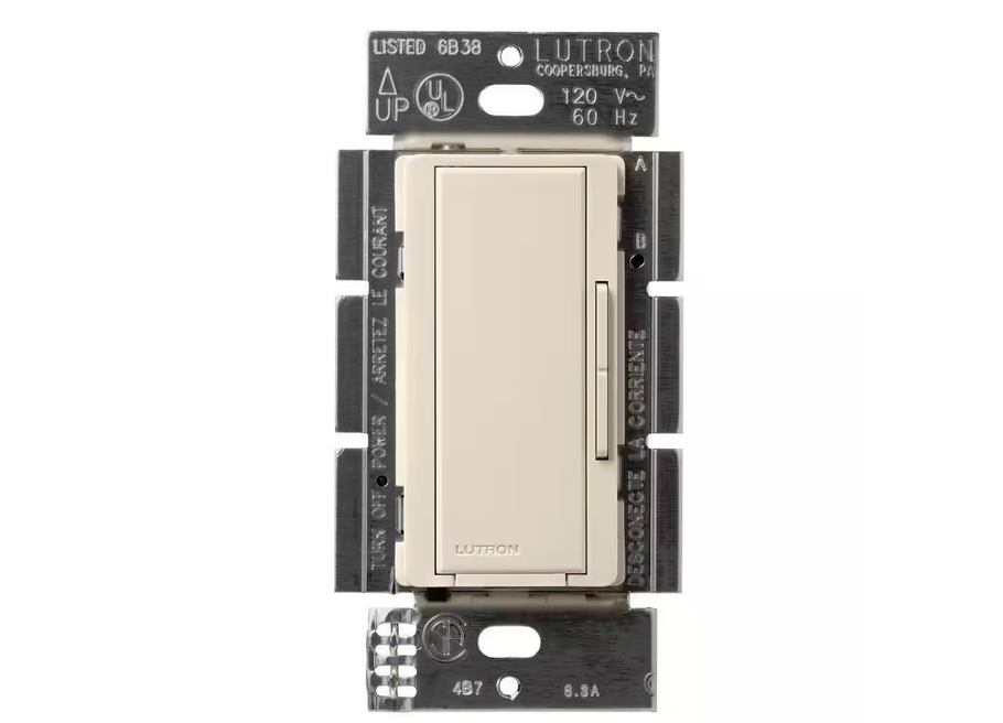 Maestro Companion Multi-Location Dimmer Switch, Only for Use with Maestro LED+ Dimmer, Light Almond (MA-R-LA) - 91000521153