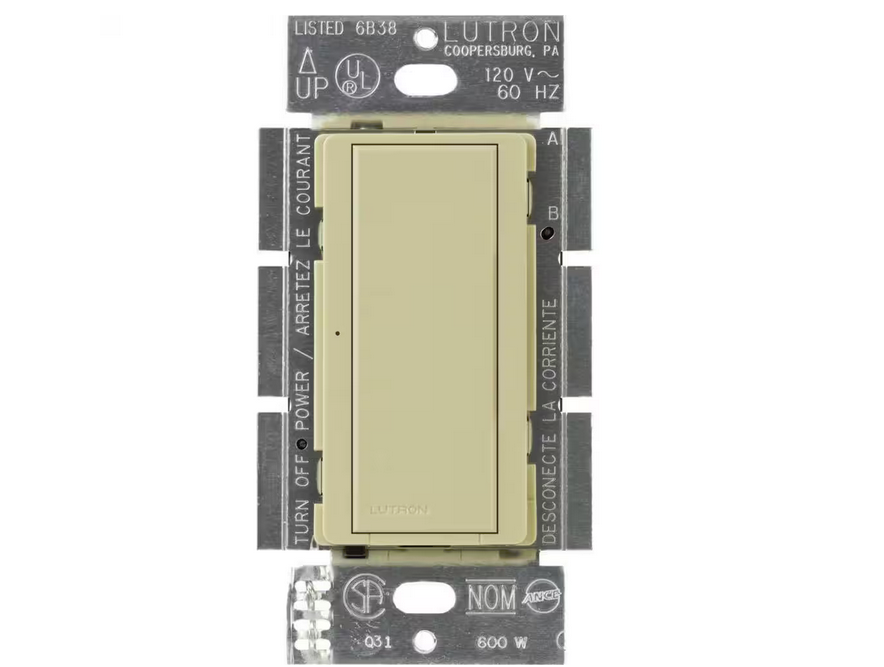 Maestro Digital Switch, On/Off 8-Amp/Multi-Location, Ivory (MA-S8AM-IV)