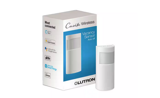 Caseta Vacancy-Only Motion Sensor, White (PD-VSENS-WH) - 91005154718