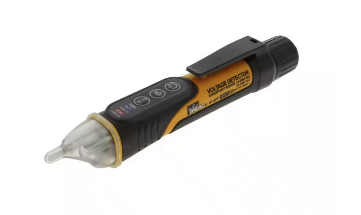 Dual Range 12-Volt to 1000-Volt Non-Contact Voltage Sensor with Flashlight - 91009569669