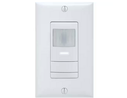 Contractor Select WSX Series 120-277 Volt White Wall Switch Occupancy Sensor