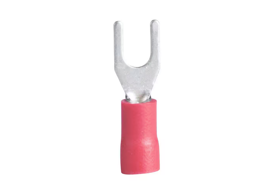 22 to 18 AWG Vinyl-Insulated Spade Terminals, 8 to 10 Stud (100-Pack) - 91007025955