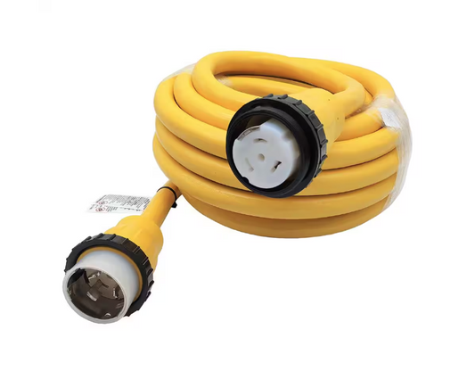 36 ft. 6/4 Marine Shore Power 50 Amp 250-Volt Extension Cord NEMA SS2-50P to SS2-50R - 91006238311