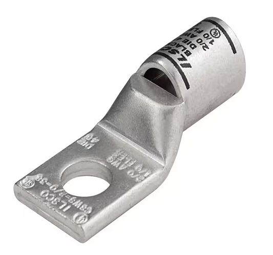 Surecrimp Copper Compression Lug Connector, Conductor Size 2/0, 1 Hole (3-Pack) - 91006426914