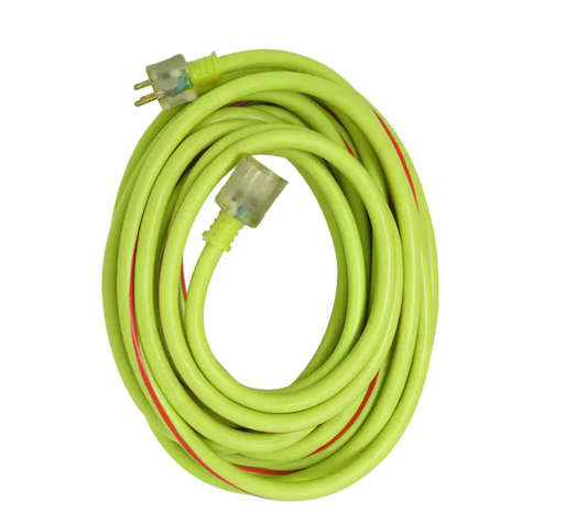 50 ft. 10/3 SJTW Outdoor Heavy-Duty Extension Cord with Power Light Plug