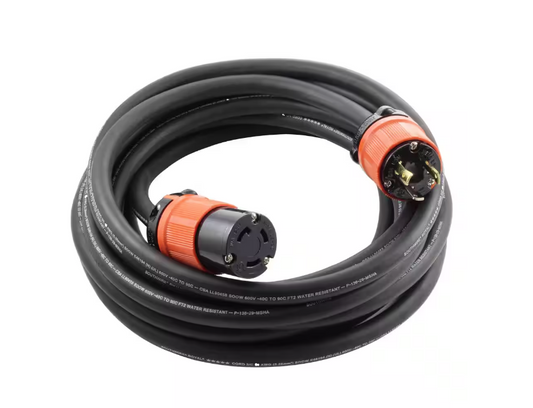 50 ft. Soow 10/3 3-Prong Nema L5-30 125-Volt 30 Amp Generator Rubber Extension Cord - 91008744052