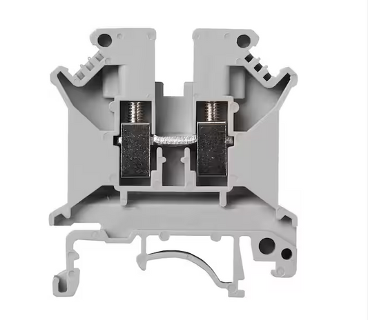 ASI UK5N Feed Through Terminal Block, DIN Rail Screw Terminal Block, 30-10 AWG, 30 Amp, 600 Volt (50-Pack) - 91011360333