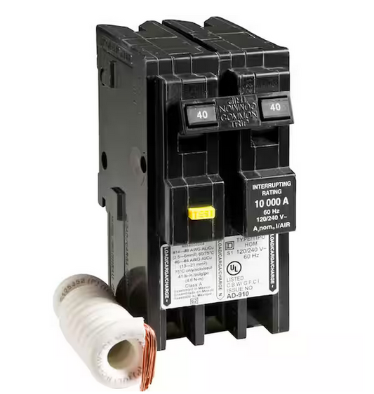 Homeline 40 Amp 2-Pole GFCI Circuit Breaker - 91003575601