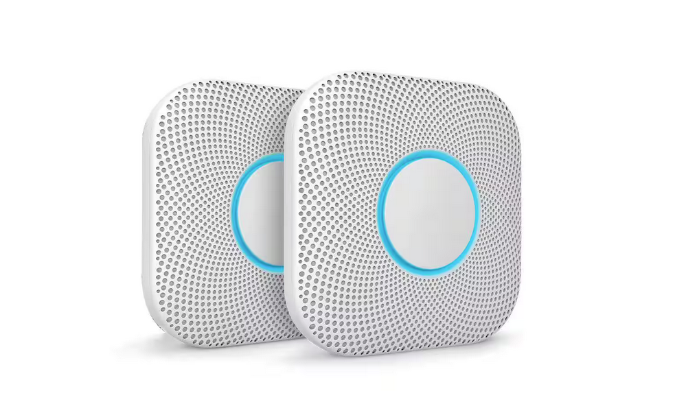 Nest Protect - Smoke Alarm and Carbon Monoxide Detector - Battery Operated - 2 Pack - 91002284965