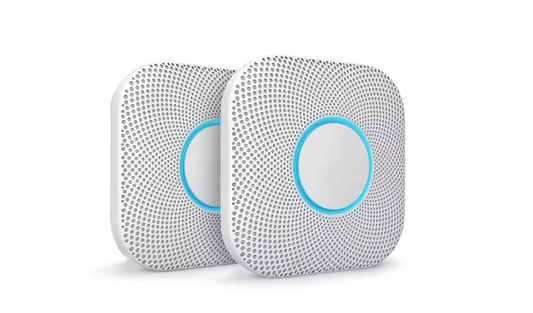 Nest Protect - Smoke Alarm and Carbon Monoxide Detector - Battery Operated - 2 Pack - 91002284965