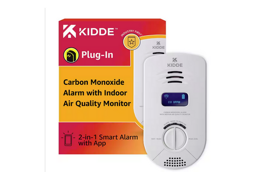 Kidde Smart Plug-In Carbon Monoxide with Indoor Air Quality Monitor - 91007661105