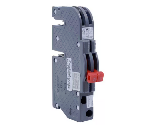 New VPKUBIZ 20 Amp/20 Amp 3/4 in. 1-Pole Zinsco Twin R3820 Replacement Circuit Breaker - 9659681