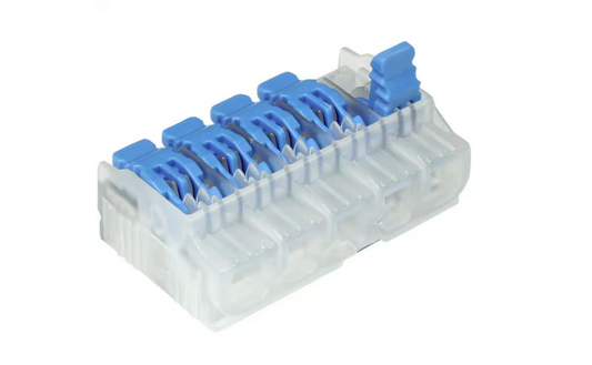 In-Sure Lever Wire Connector, 5-Port, 200/Jar - 91011059977