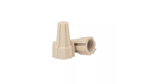 Soft Grip Winged Wire Connector Tan (100-Pack) - 91008403925