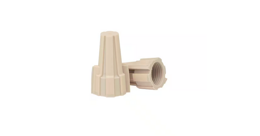 Soft Grip Winged Wire Connector Tan (500-Pack) - 91008403851