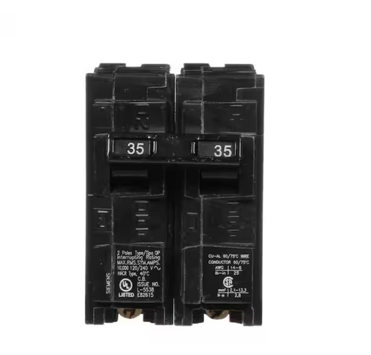 35 Amp Double-Pole Type QP Circuit Breaker - 9714980