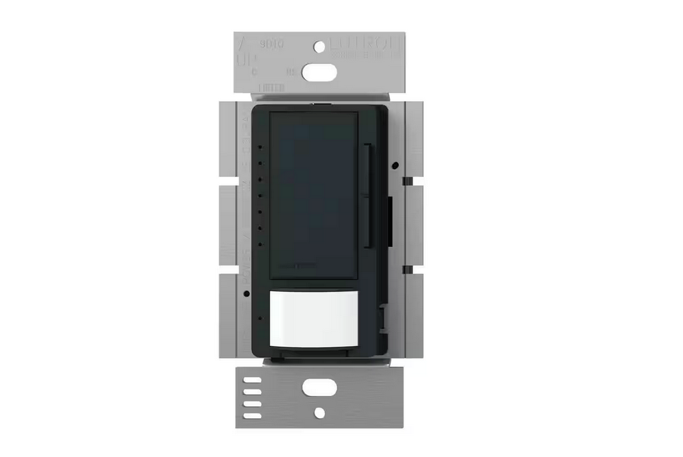 Maestro LED+ Vacancy-Only Sensor/Dimmer Switch, 150W LED, Single Pole/Multi-Location, Midnight (MSCL-VP153M-MN)