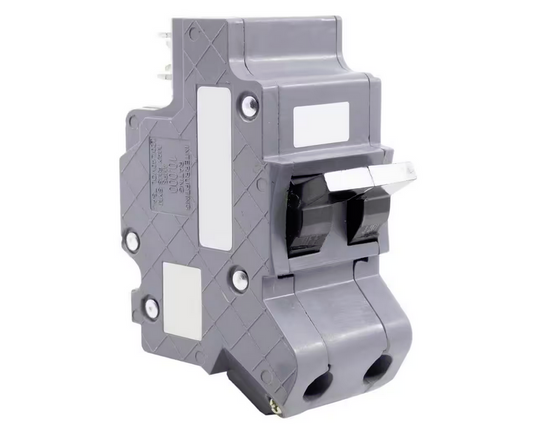 New UBIF Thick 100 Amp 2 in. 2-Pole Federal Pacific Stab-Lok Type NA Replacement Circuit Breaker