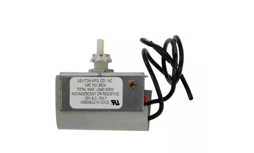 600-Watt 3/4 in. Single-Pole Plastic Incandescent Dimmer with Free Ends Stripped