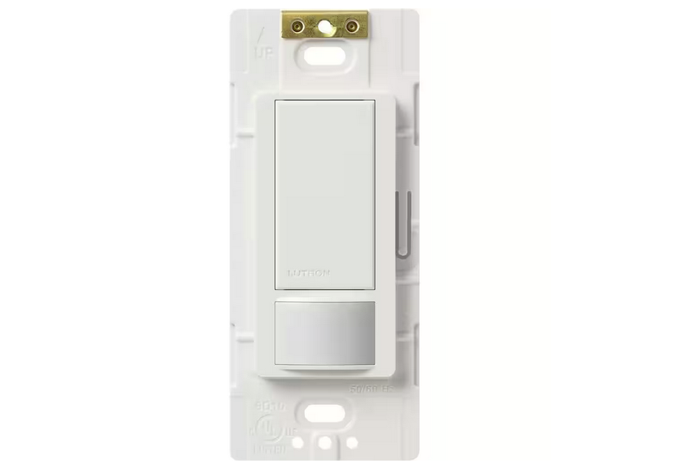 Maestro Dual Voltage Motion Sensor Switch, 6-Amp/Single-Pole, Snow (MS-OPS6M2-DV-SW)
