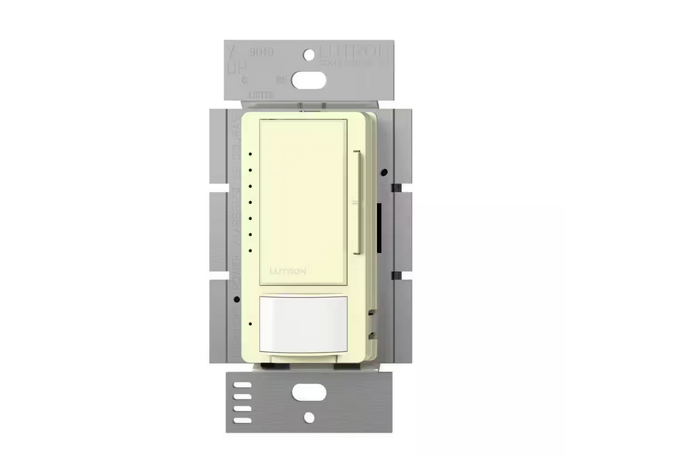 Maestro LED+ Vacancy-Only Sensor/Dimmer Switch, 150W LED, Single Pole/Multi-Location, Almond (MSCL-VP153M-AL)